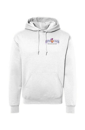 Feel The Vibes (Hooded Sweatshirt) White Back Prin